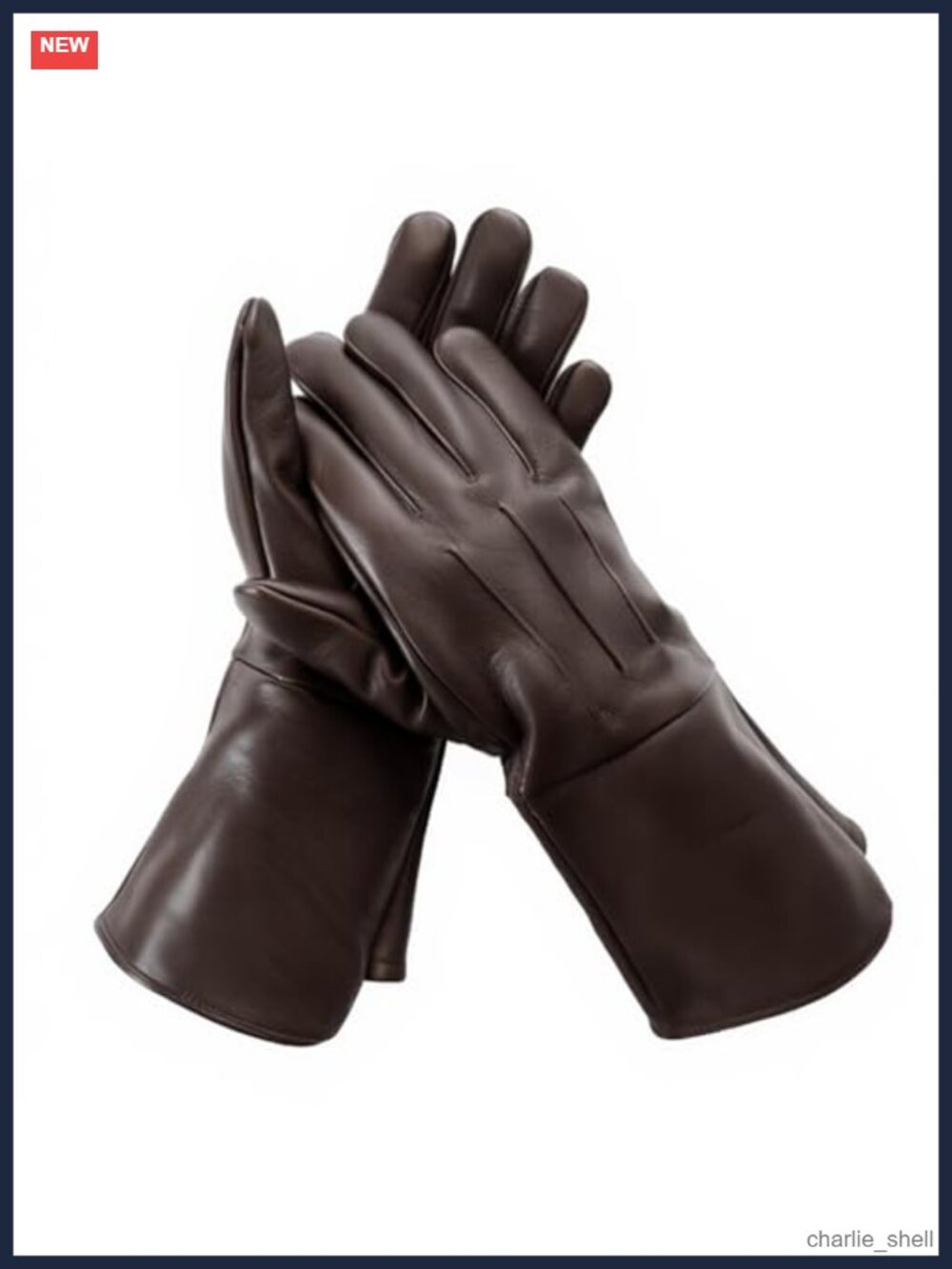Genuine Sheep Leather Gauntlet Gloves Medieval Renaissance LARP